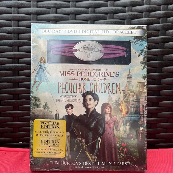 Other - Miss Peregrine’s Home for Peculiar Children Deluxe dvd with bracelet new